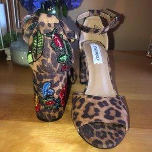 Steve Madden Cheetah & Jewel Heel